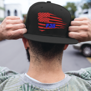 flag FJB trucker hat black Hooo2