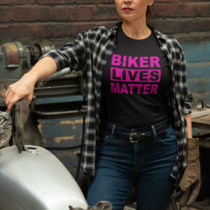 Biker Lives Matter T-shirt womens