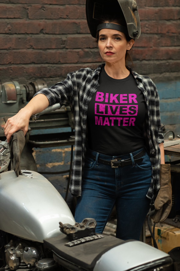 Biker Lives Matter T-shirt womens